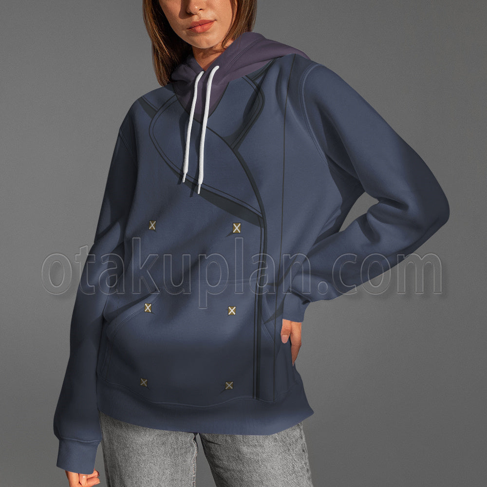 Spy X Family Frost Fiona Purple Coat Cosplay Hoodie
