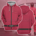 Squid Game Pink Cosplay Hoodie