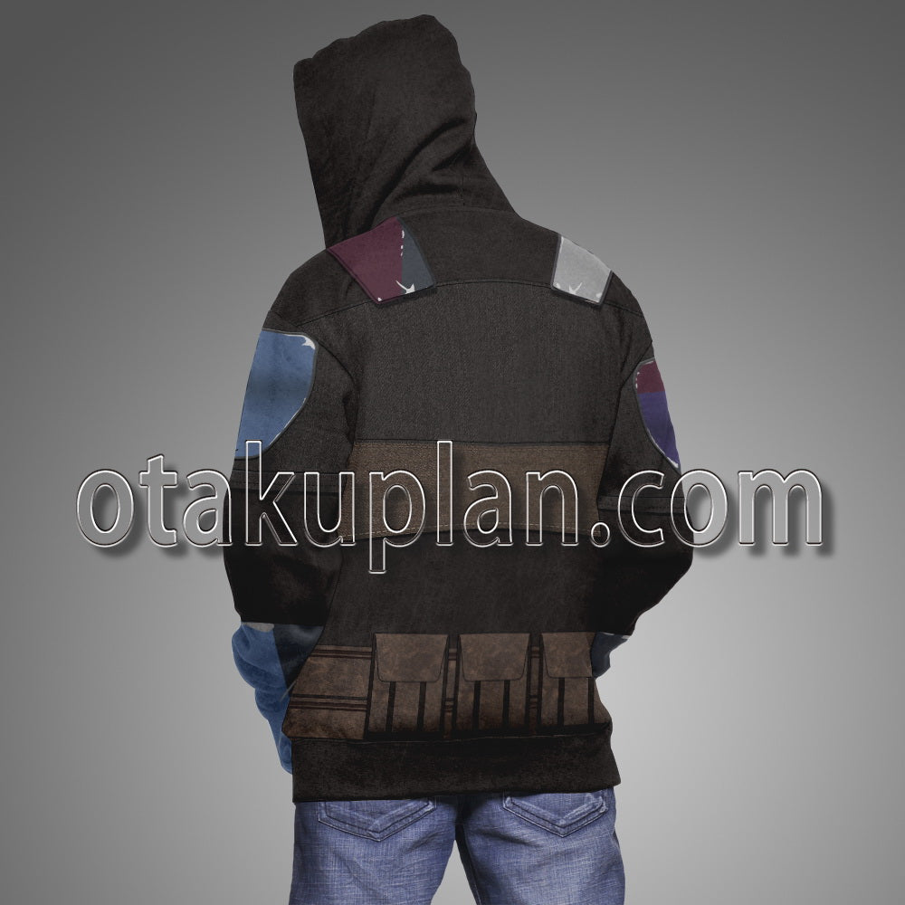 Wars Ahsoka Live Action Sabine Cosplay Hoodie
