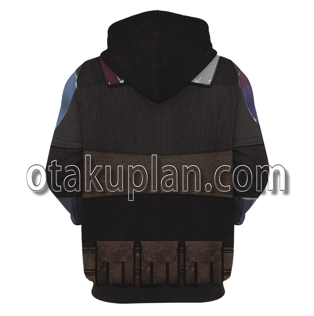 Wars Ahsoka Live Action Sabine Cosplay Hoodie
