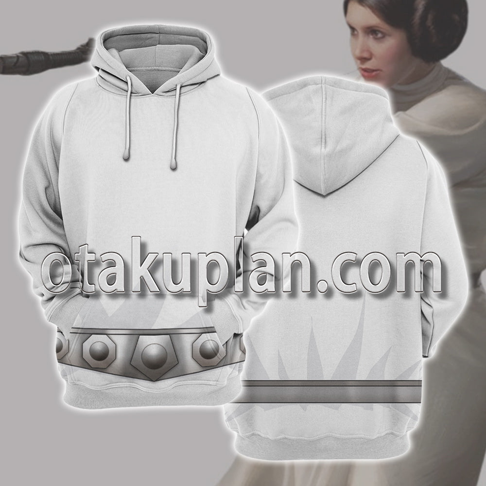 Wars Princess Leia Princess Dress Cosplay Hoodie