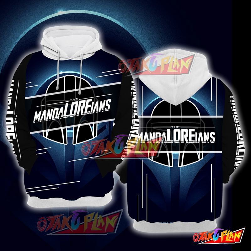 Wars The Mandalorian Blue Hoodie