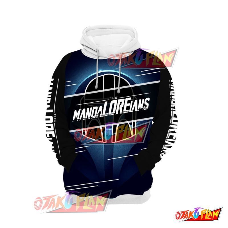 Wars The Mandalorian Blue Hoodie