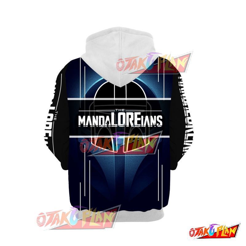 Wars The Mandalorian Blue Hoodie