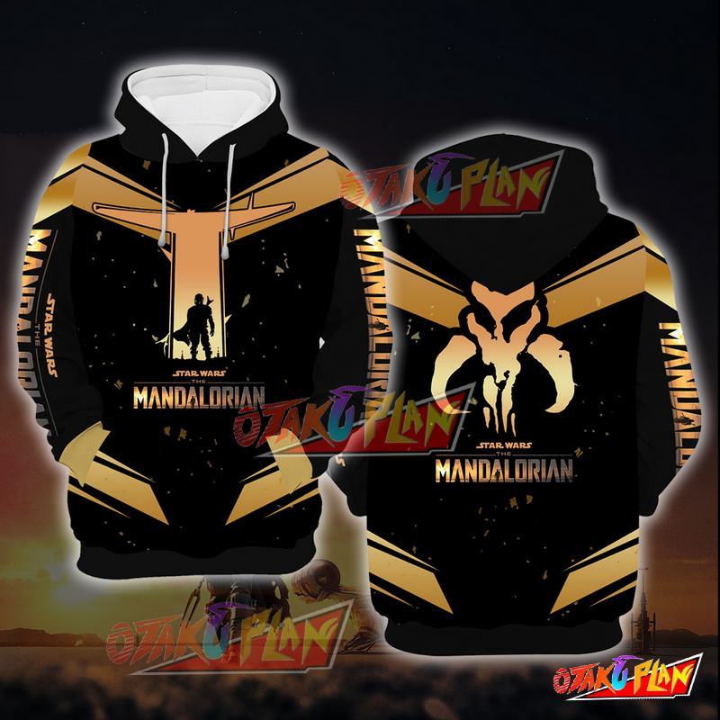 Wars The Mandalorian Gold Hoodie
