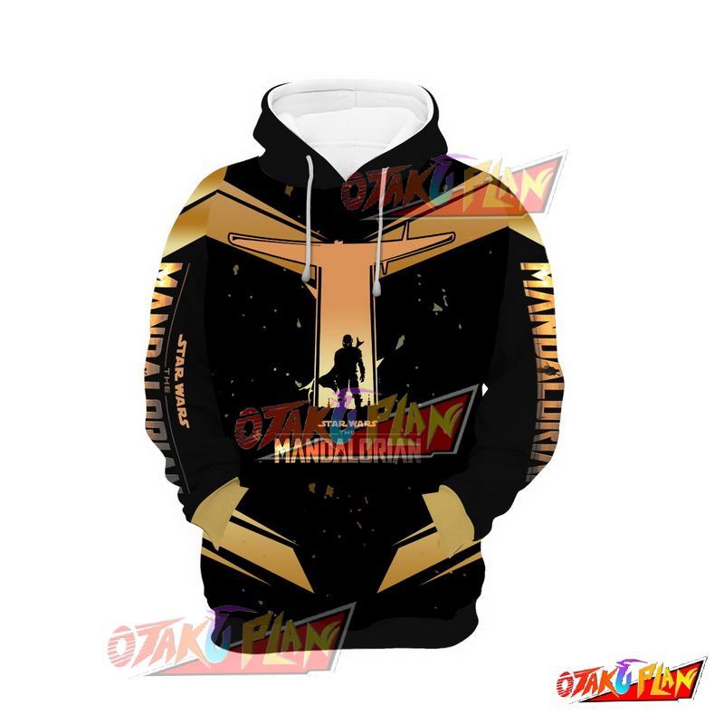 Wars The Mandalorian Gold Hoodie