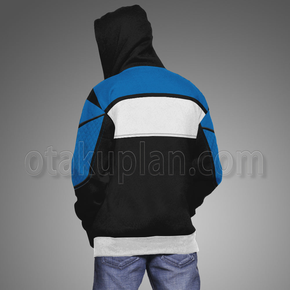 Starfield Blue Custom Uniform Cosplay Hoodie