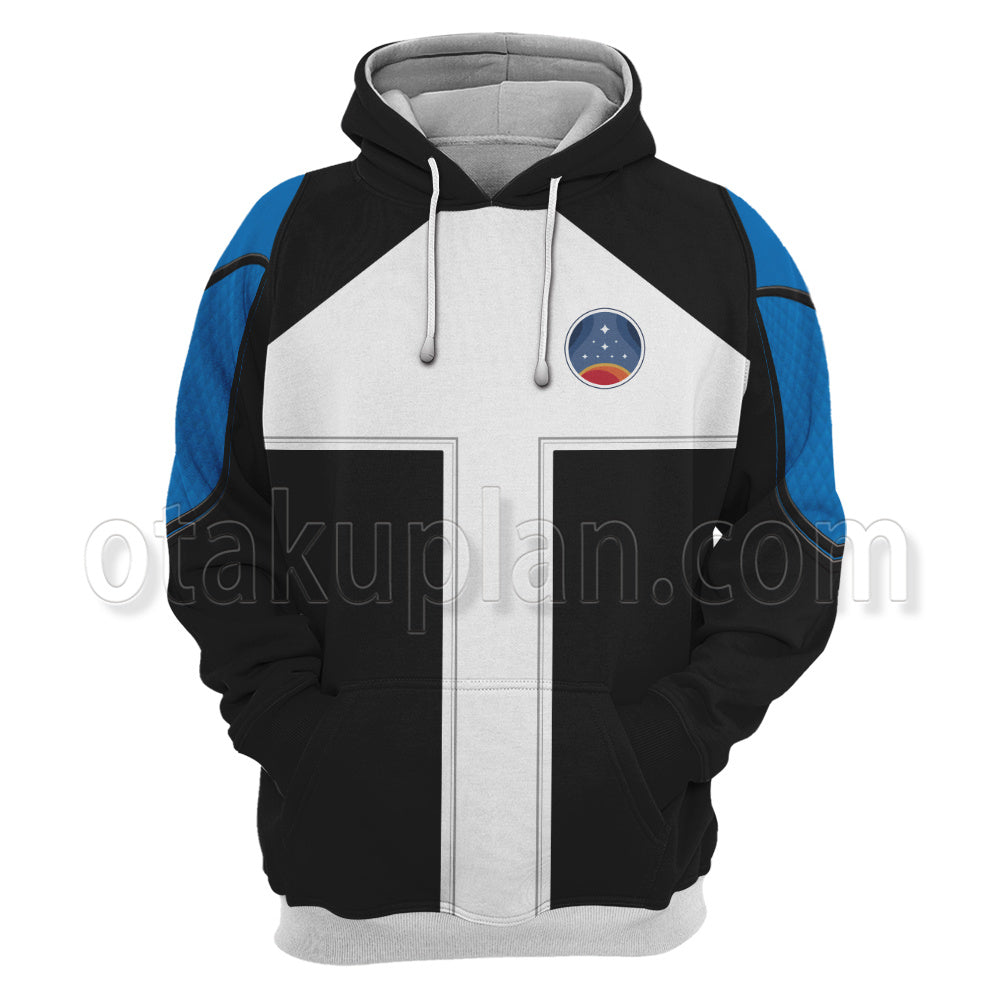 Starfield Blue Custom Uniform Cosplay Hoodie
