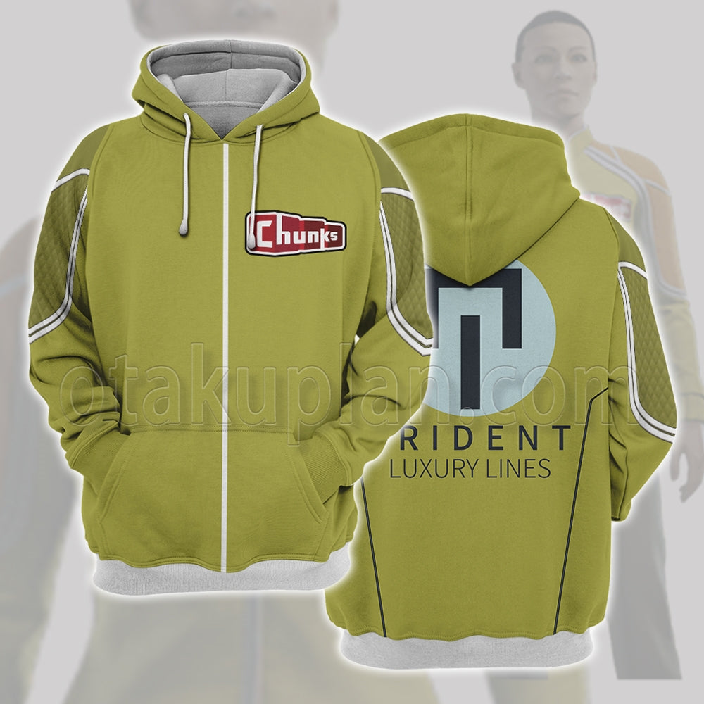 Starfield Chunks Service Uniform Cosplay Hoodie