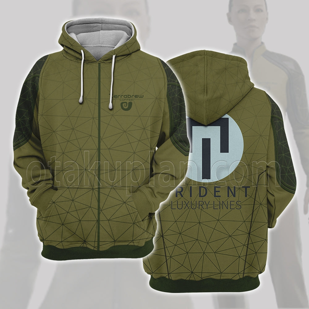 Starfield TerraBrew Uniform Cosplay Hoodie