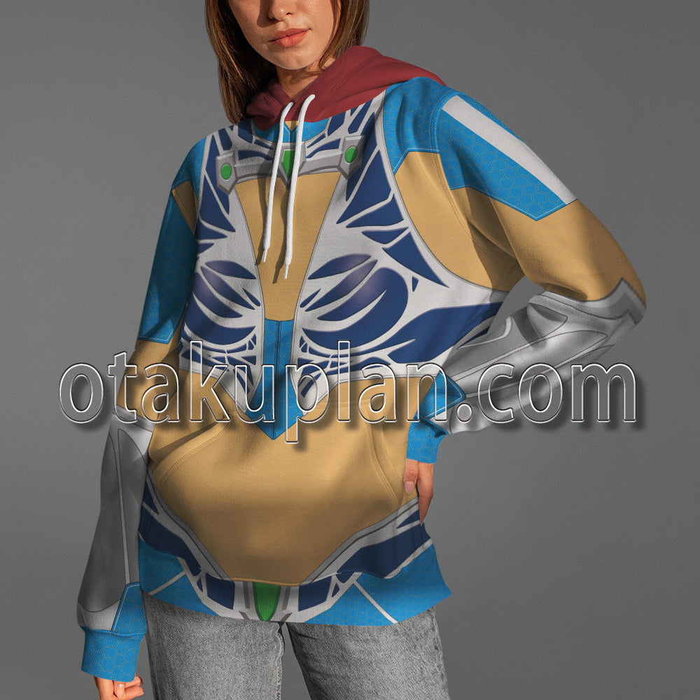 Starfire Koriand R Injustice 2 Battle Suit Cosplay Hoodie