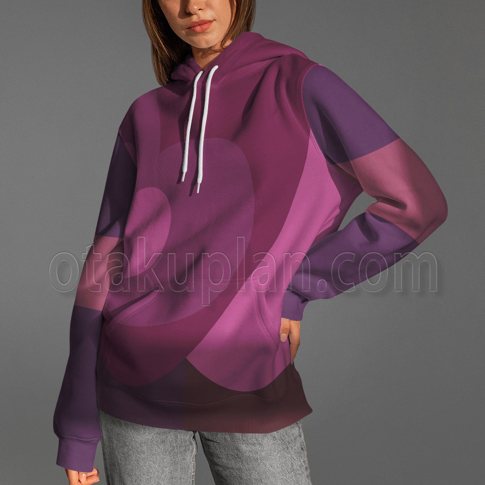 Steven Universe Garnet Gem Warrior Heart Pattern Cosplay Hoodie