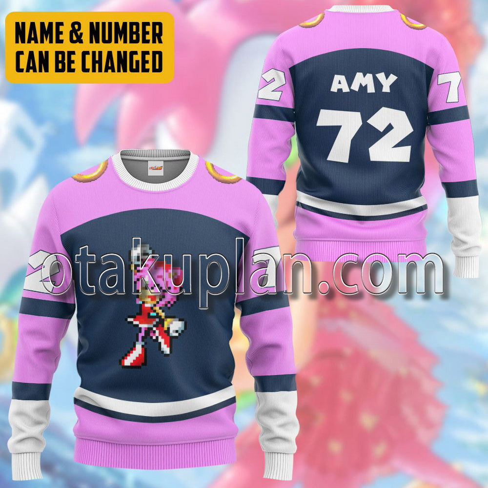 Sth Amy Rose Custom Name Custom Number T-Shirt / Hoodie