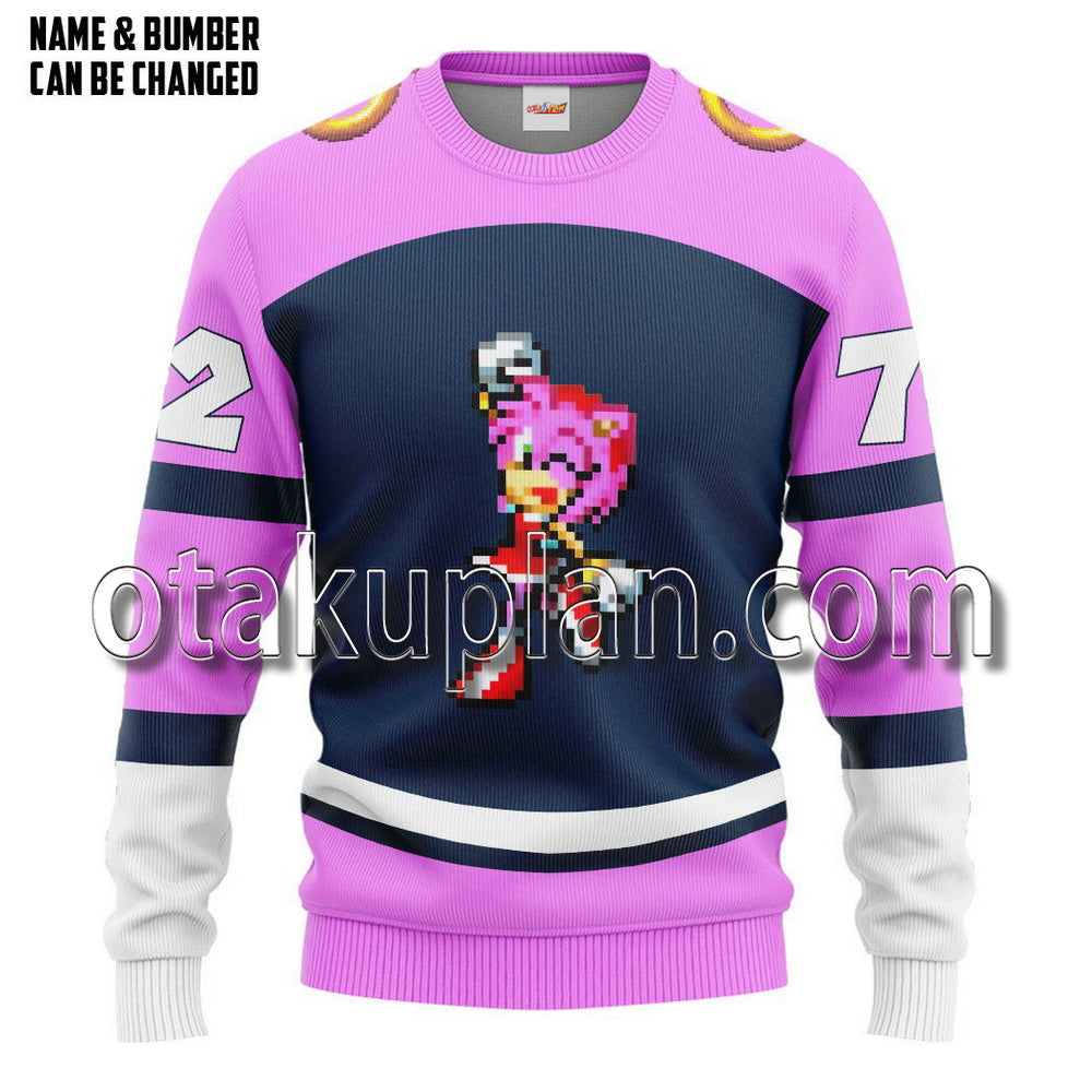 Sth Amy Rose Custom Name Custom Number T-Shirt / Hoodie