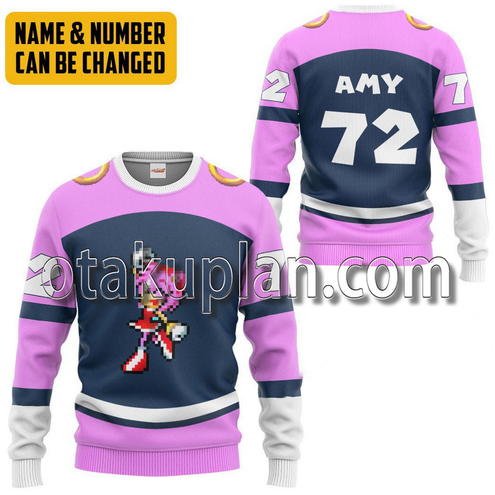 Sth Amy Rose Custom Name Custom Number T-Shirt / Hoodie