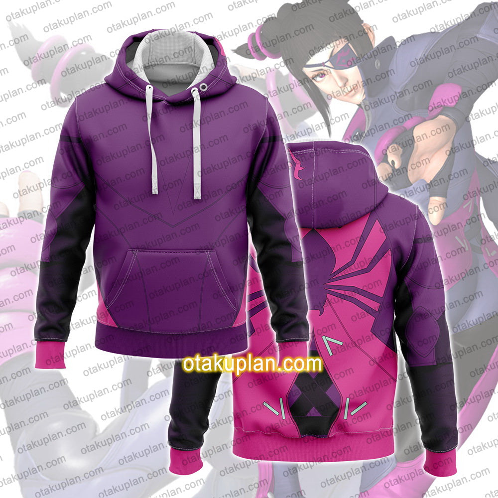 Street Fighter V Juri Clothing Cosplay Hoodie