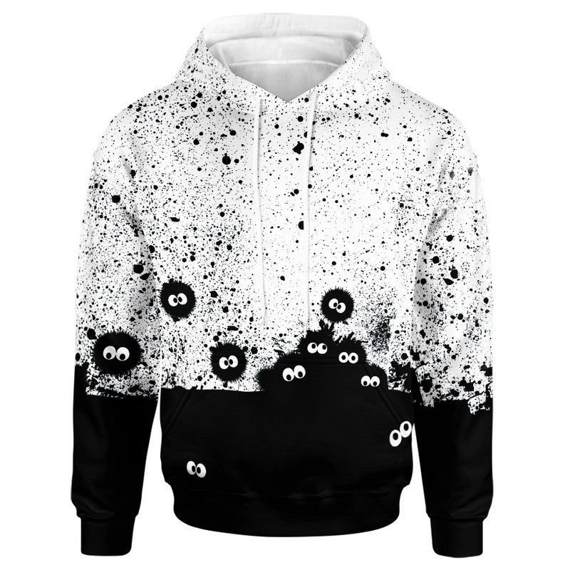 Susuwatari Black White Hoodie / T-Shirt