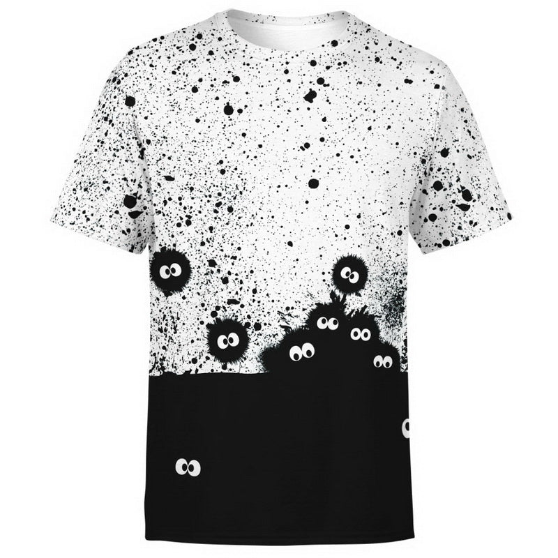 Susuwatari Black White Hoodie / T-Shirt