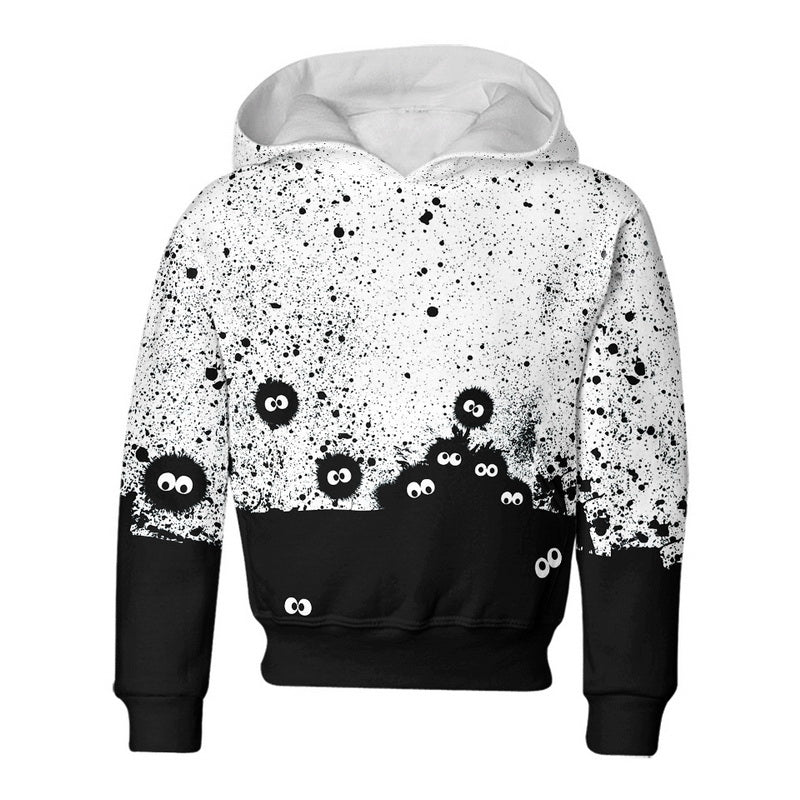Susuwatari Black White Hoodie / T-Shirt