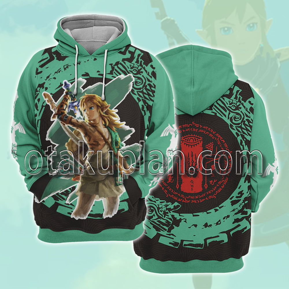 Tears of the Kingdom of Zelda Texture Cosplay Hoodie