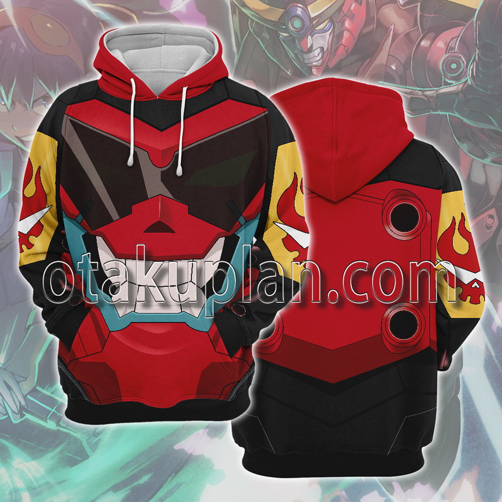 Tengen Toppa Gurren Lagann Gurren Lagann Cosplay Hoodie