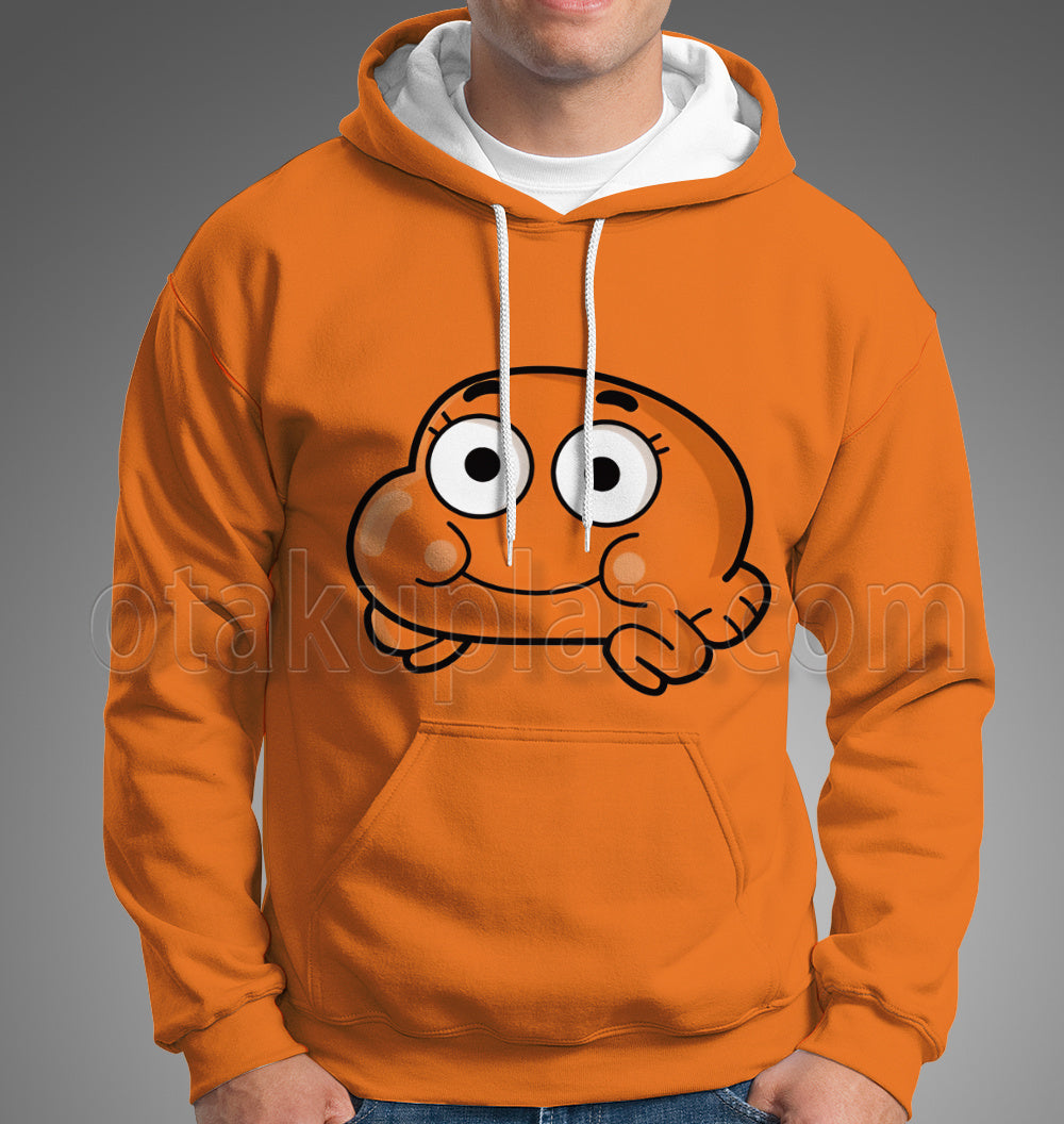 The Amazing World Of Gumball Darwin Watterson Head Cosplay Hoodie