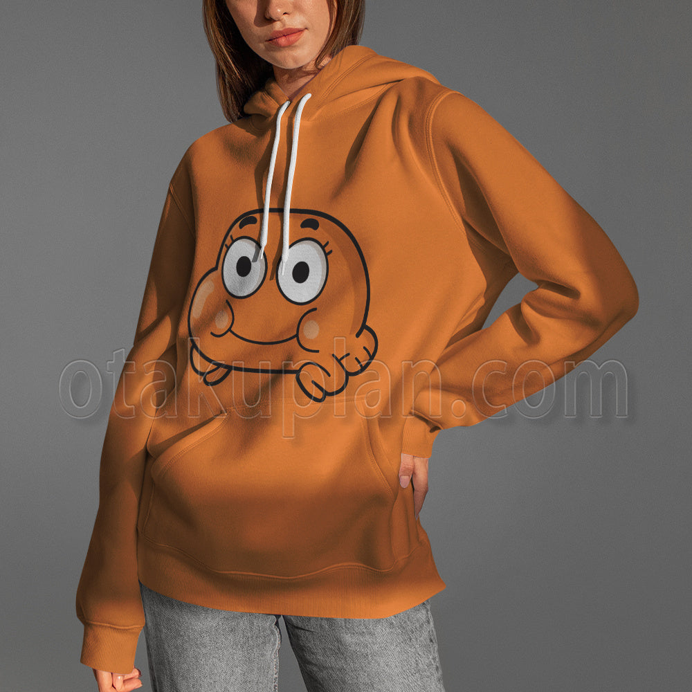 The Amazing World Of Gumball Darwin Watterson Head Cosplay Hoodie