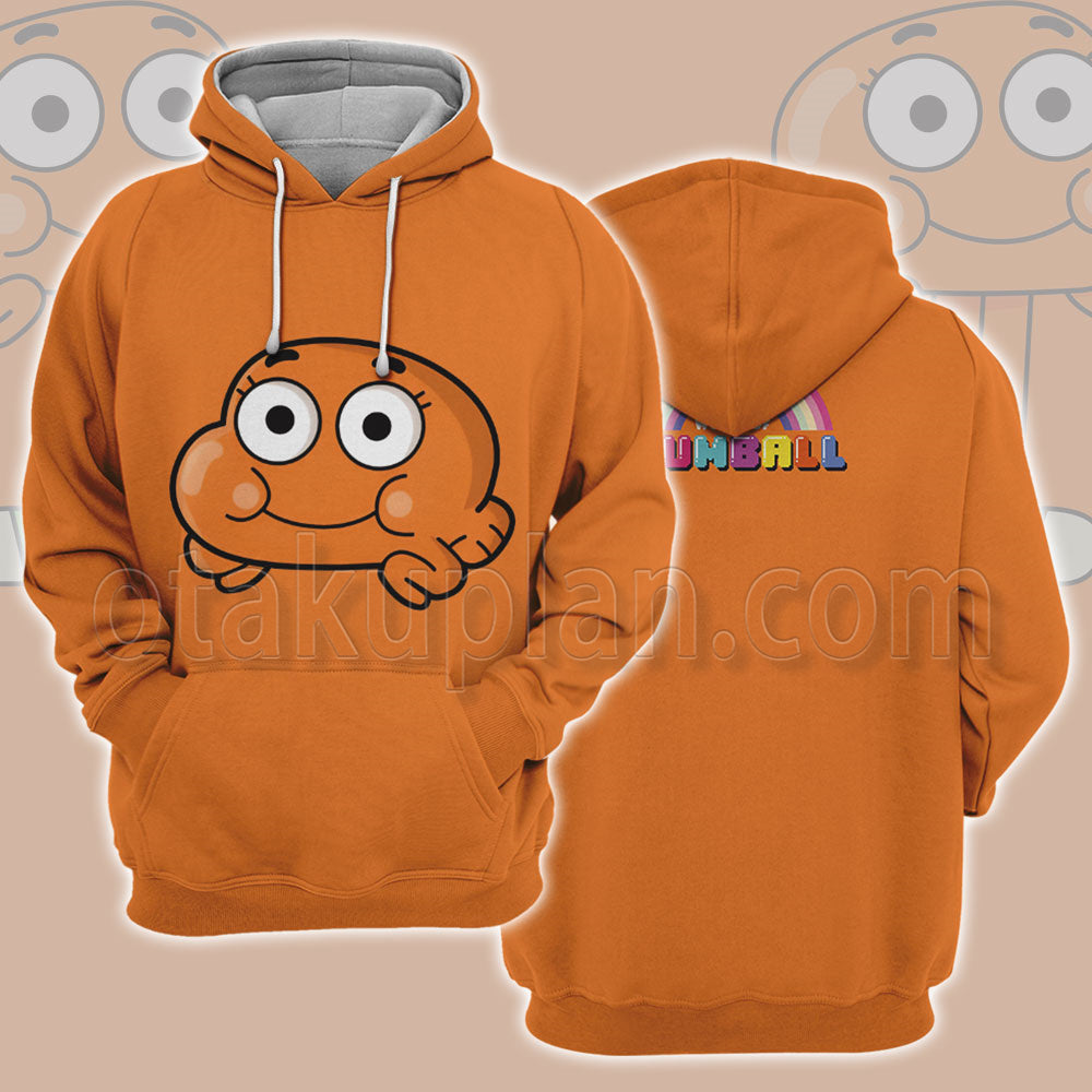 The Amazing World Of Gumball Darwin Watterson Head Cosplay Hoodie