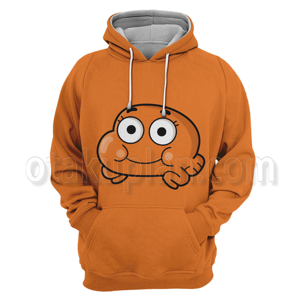 The Amazing World Of Gumball Darwin Watterson Head Cosplay Hoodie