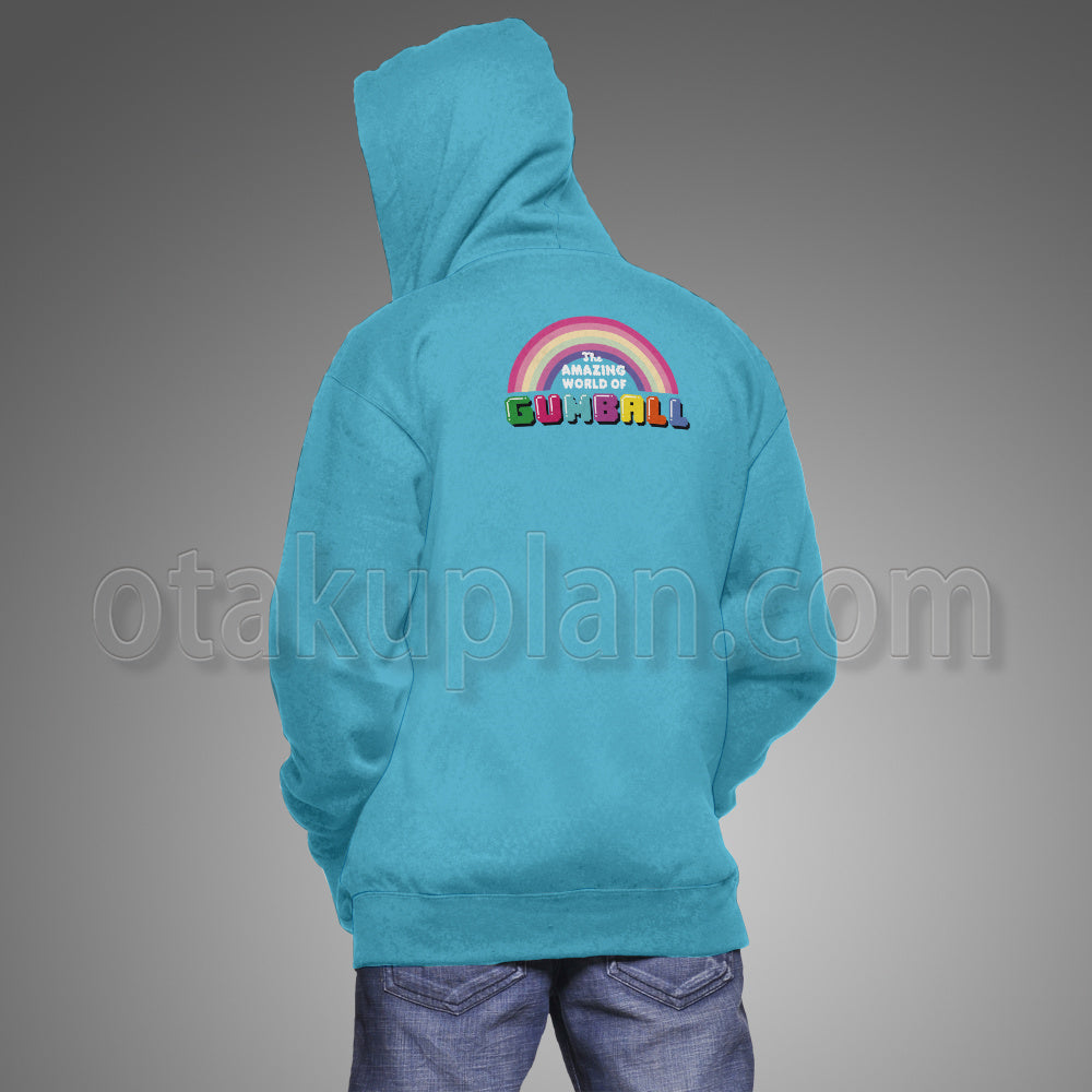 The Amazing World Of Gumball Gumball Watterson Head Cosplay Hoodie