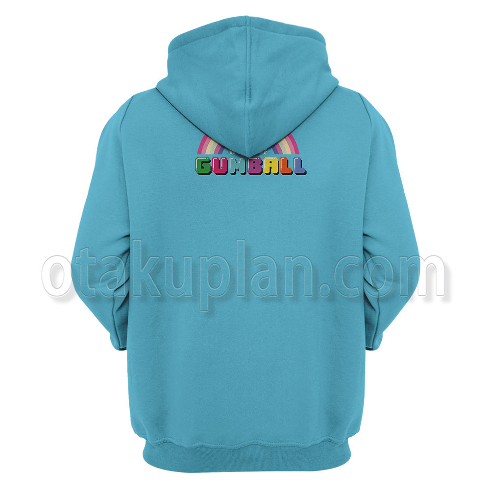The Amazing World Of Gumball Gumball Watterson Head Cosplay Hoodie