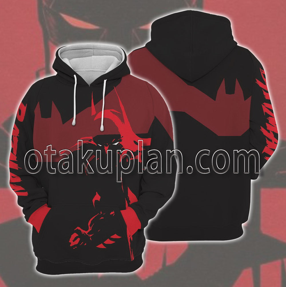 The Batman 2022 Silhouette Art Cosplay Hoodie