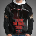 The Day The Earth Stood Still 1951 Black And Red Hoodie
