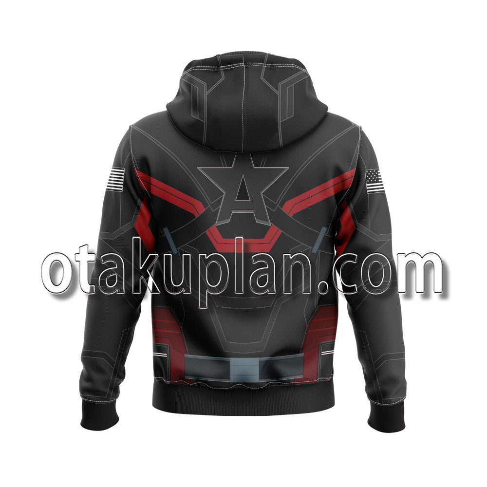 The Falcon and the Winter Soldier U.S.Agent Black uniform Cosplay Hoodie