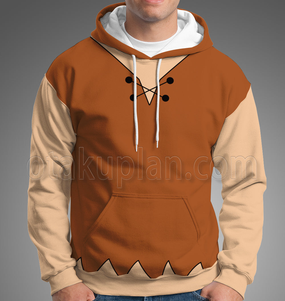 The Flintstones Barney Rubble Cosplay Hoodie