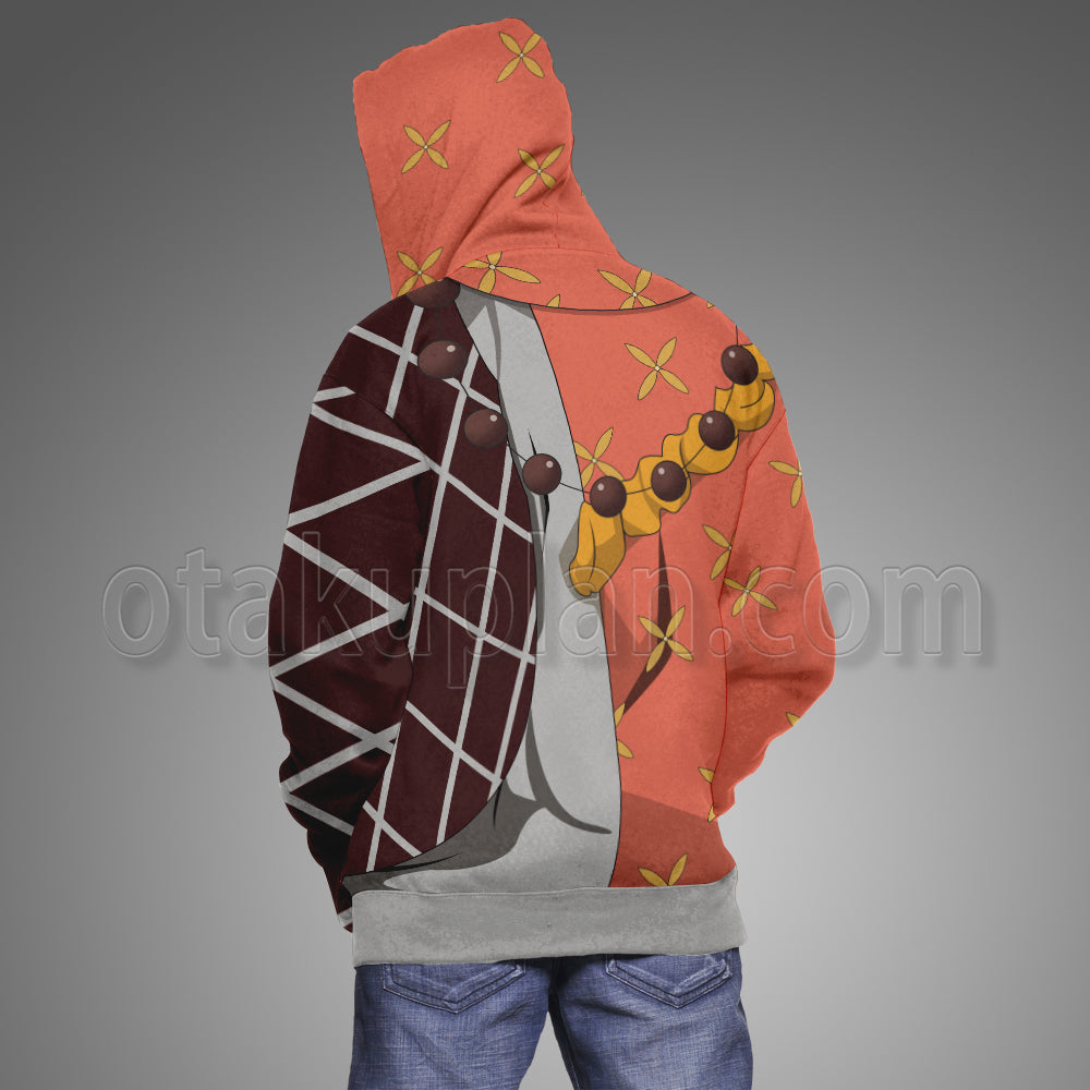 The God Of High Schook Park Mu Jin Stripe Flower Cosplay Hoodie