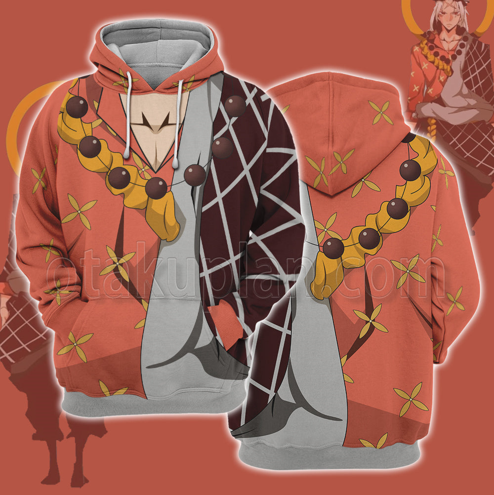The God Of High Schook Park Mu Jin Stripe Flower Cosplay Hoodie
