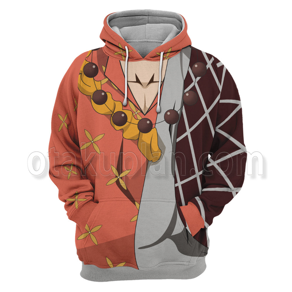 The God Of High Schook Park Mu Jin Stripe Flower Cosplay Hoodie
