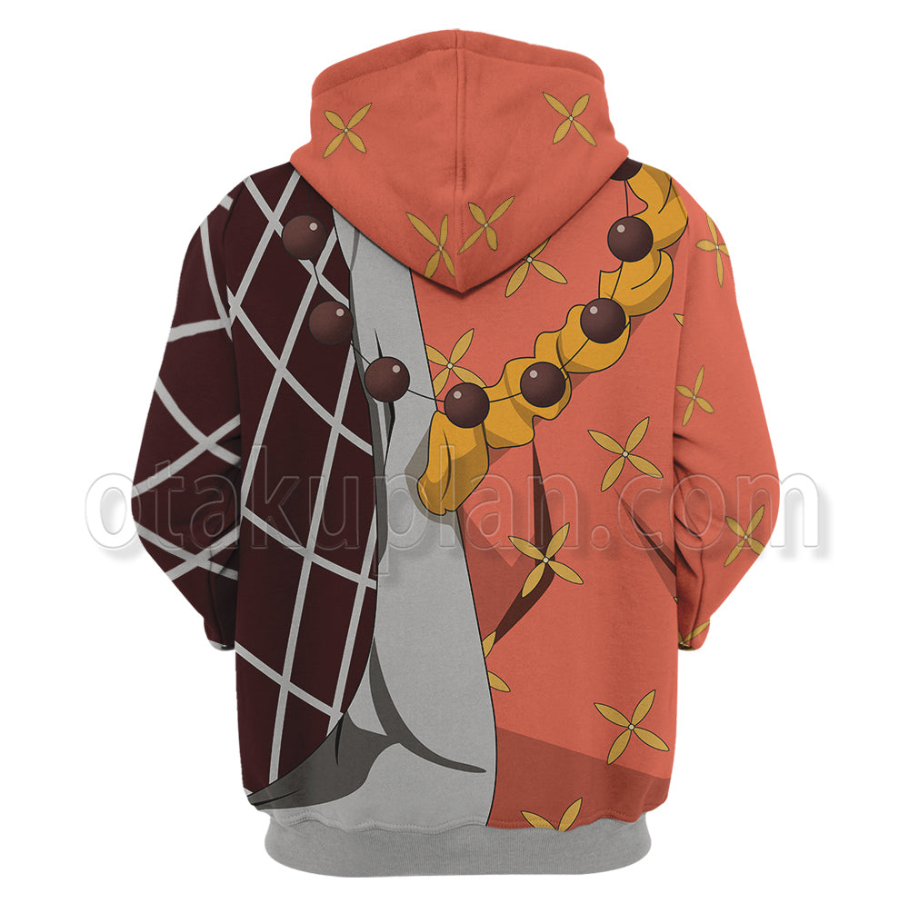The God Of High Schook Park Mu Jin Stripe Flower Cosplay Hoodie