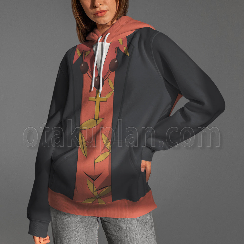 The God Of High Schook Park Mu Jin Suit Flower Cosplay Hoodie