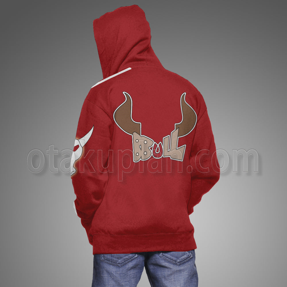 The God Of High School Baek Seung Chul Red Uniform Cosplay Hoodie
