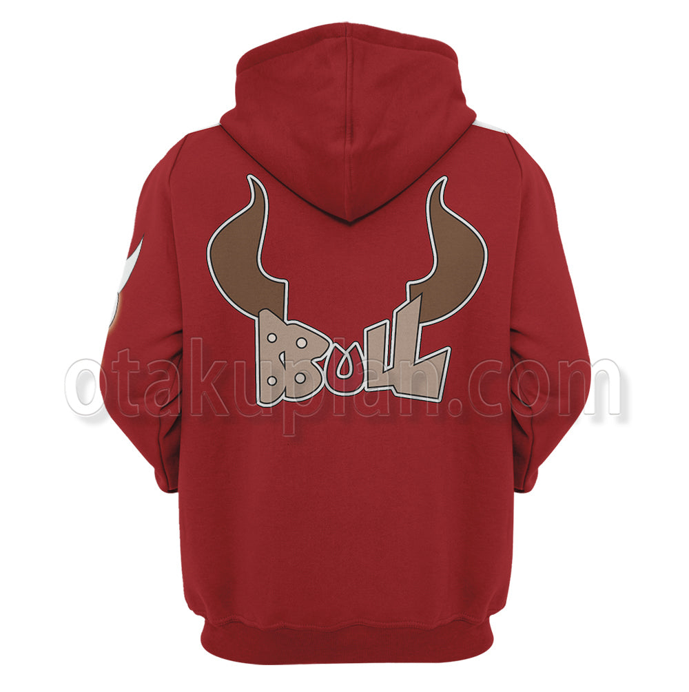 The God Of High School Baek Seung Chul Red Uniform Cosplay Hoodie