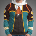 The God Of High School Han Dae Wi Green Cosplay Hoodie