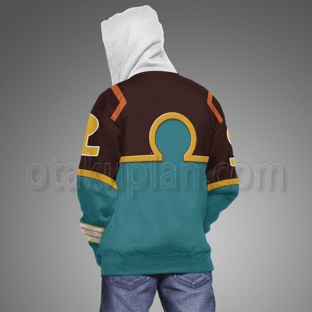 The God Of High School Han Dae Wi Green Cosplay Hoodie