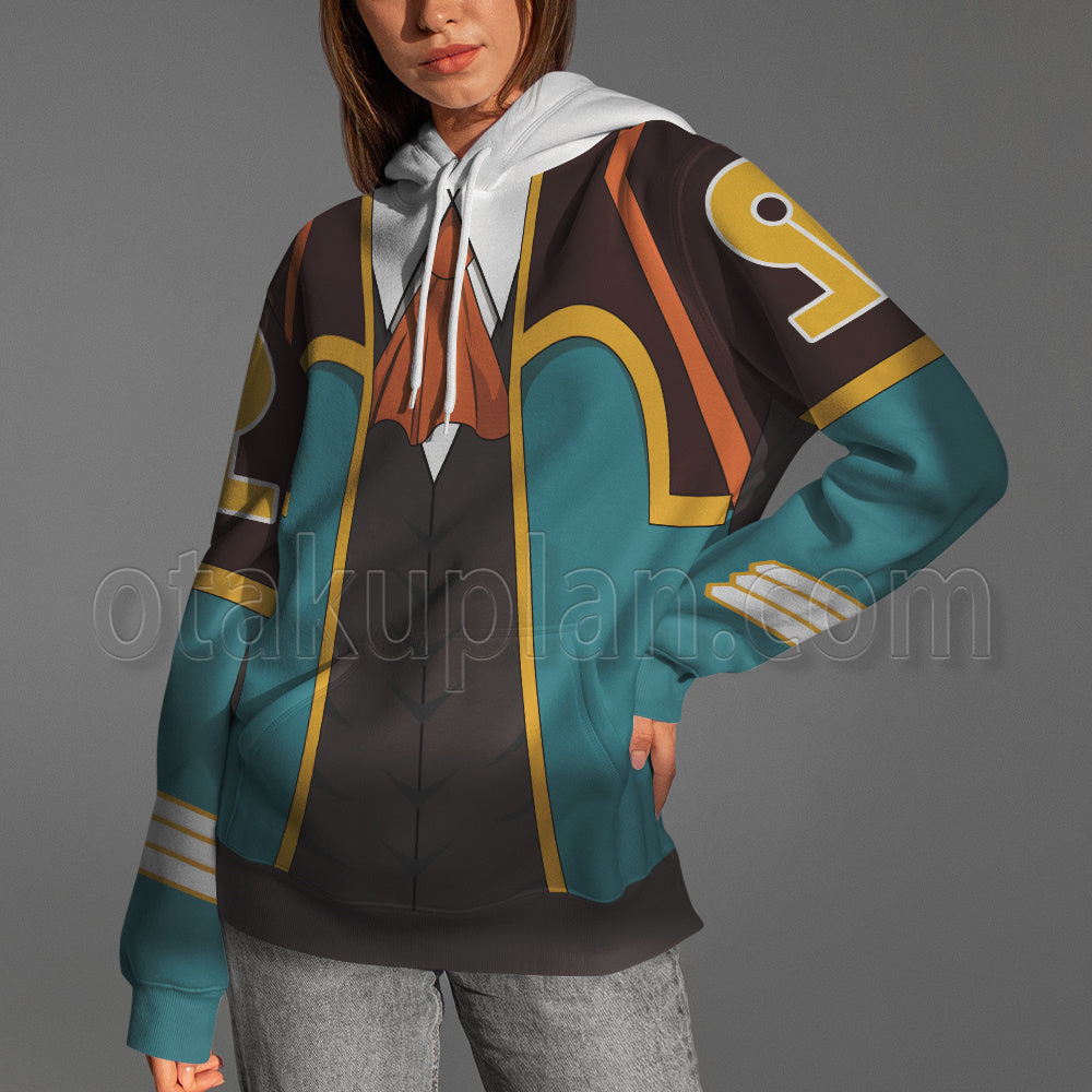 The God Of High School Han Dae Wi Green Cosplay Hoodie