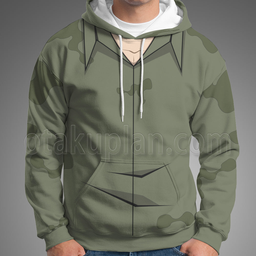 The God Of High School Jin Tae Jin Green Uniform Cosplay Hoodie