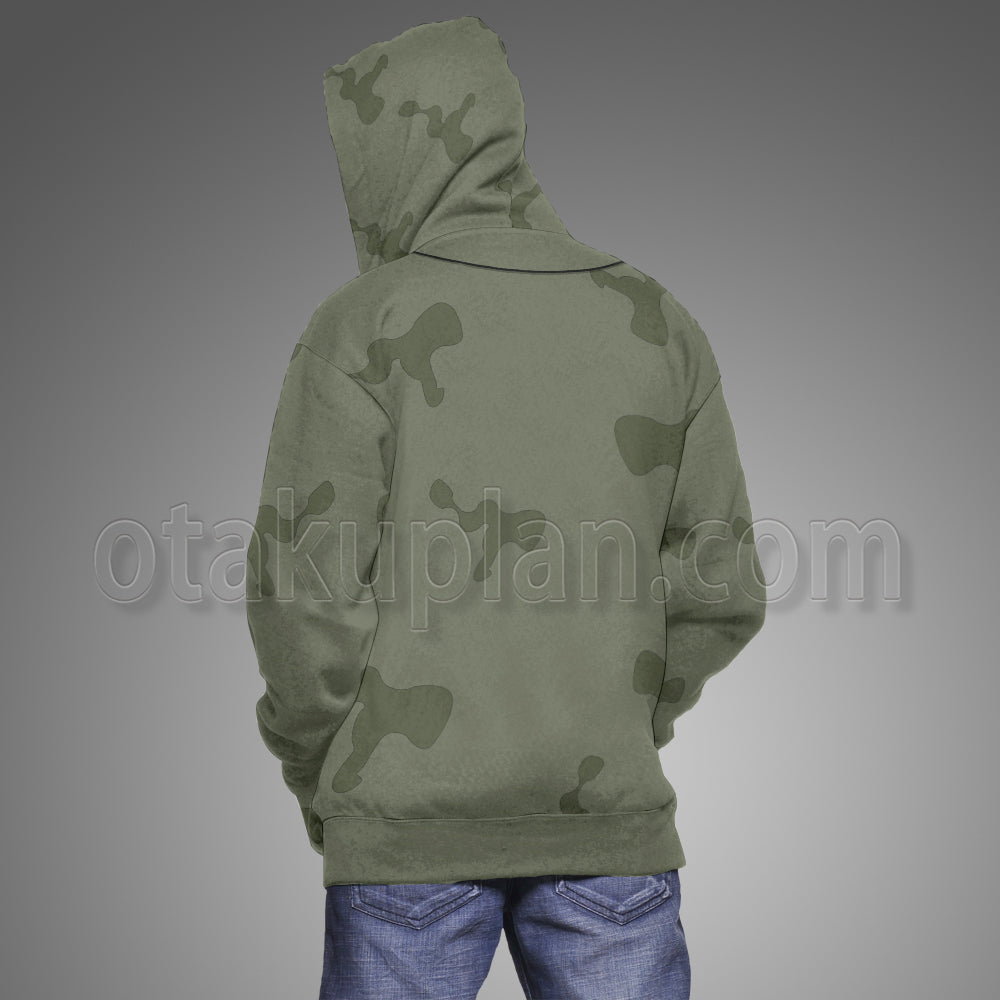 The God Of High School Jin Tae Jin Green Uniform Cosplay Hoodie