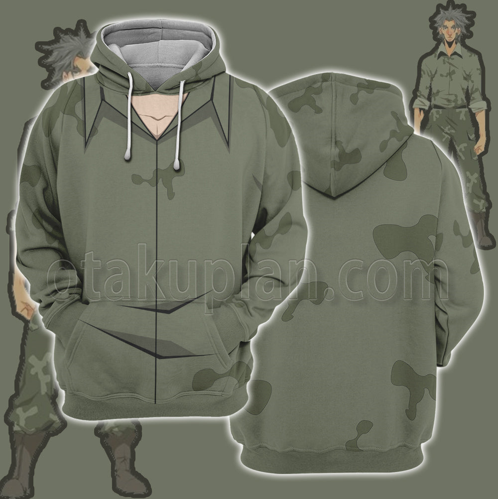 The God Of High School Jin Tae Jin Green Uniform Cosplay Hoodie