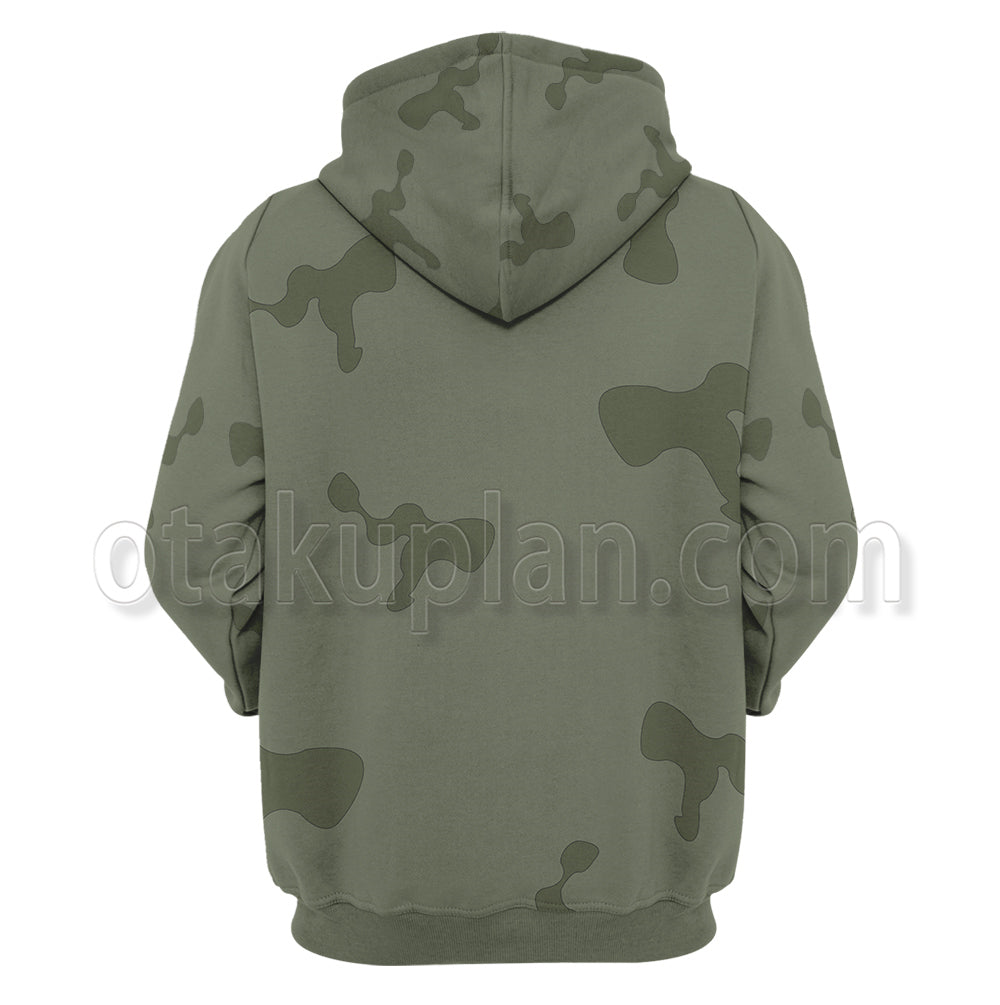 The God Of High School Jin Tae Jin Green Uniform Cosplay Hoodie