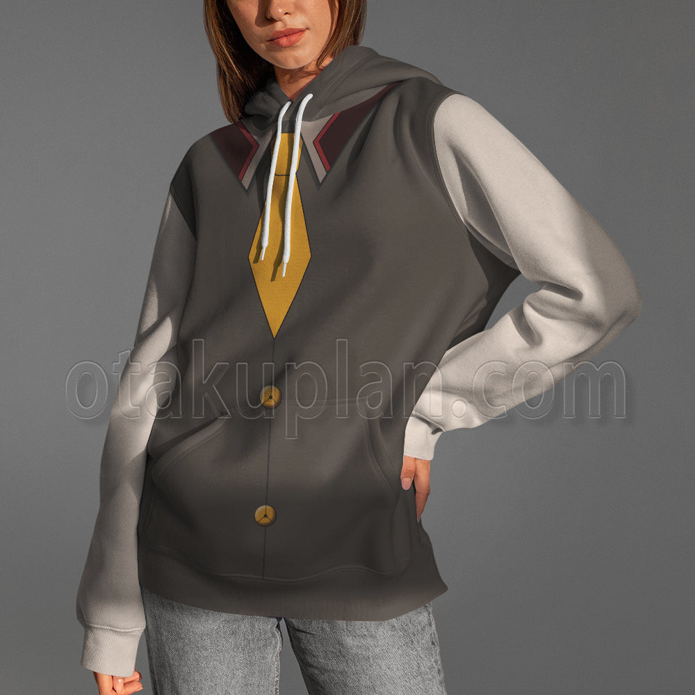 The God Of High School Lee Soo Jin Yellow Tie Cosplay Hoodie